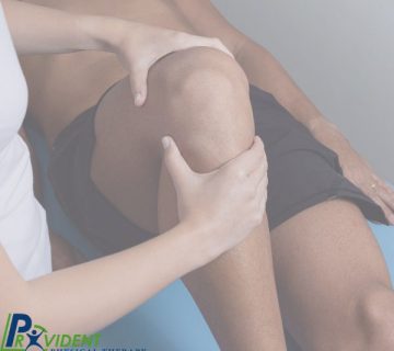 Physical therapist working with patient at Provident clinic serving Farmingville NY